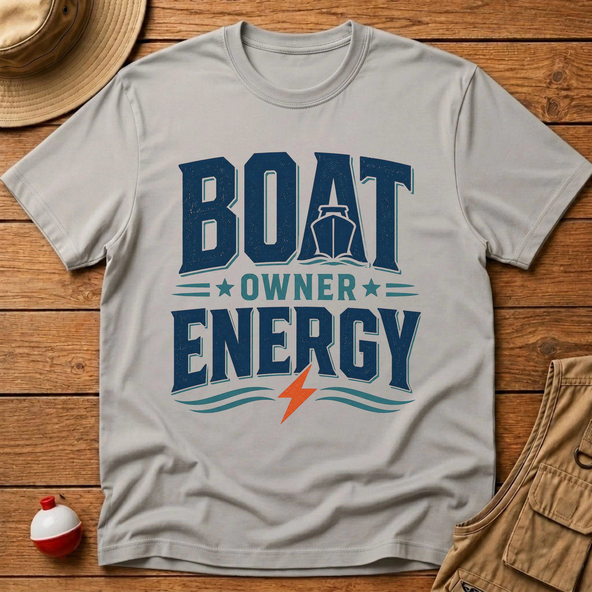 Boat Owner Energy T-Shirt - Floating Bobber