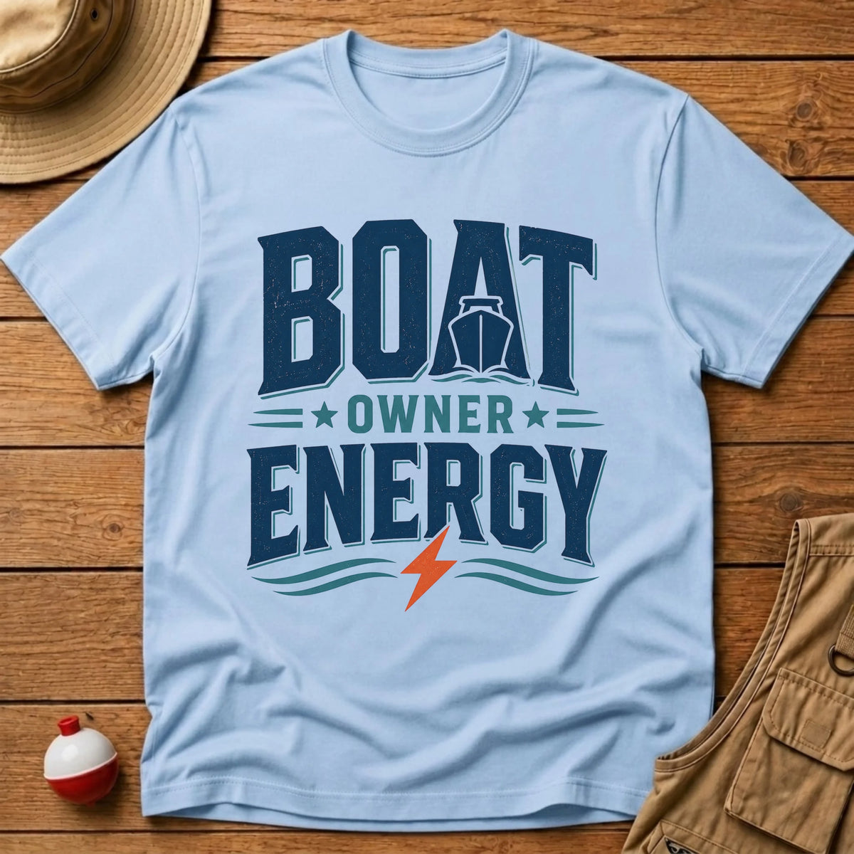 Boat Owner Energy T-Shirt - Floating Bobber