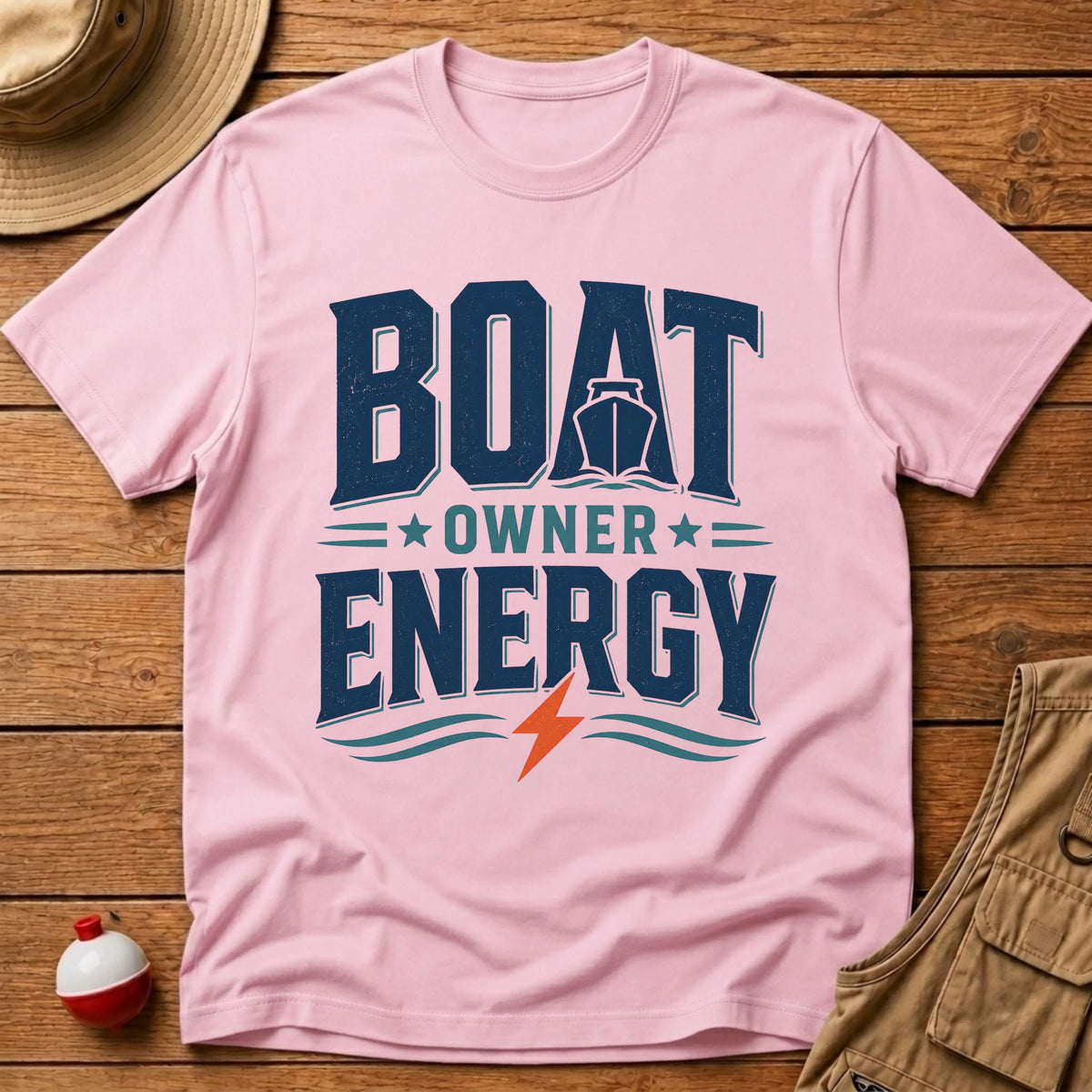 Boat Owner Energy T-Shirt - Floating Bobber