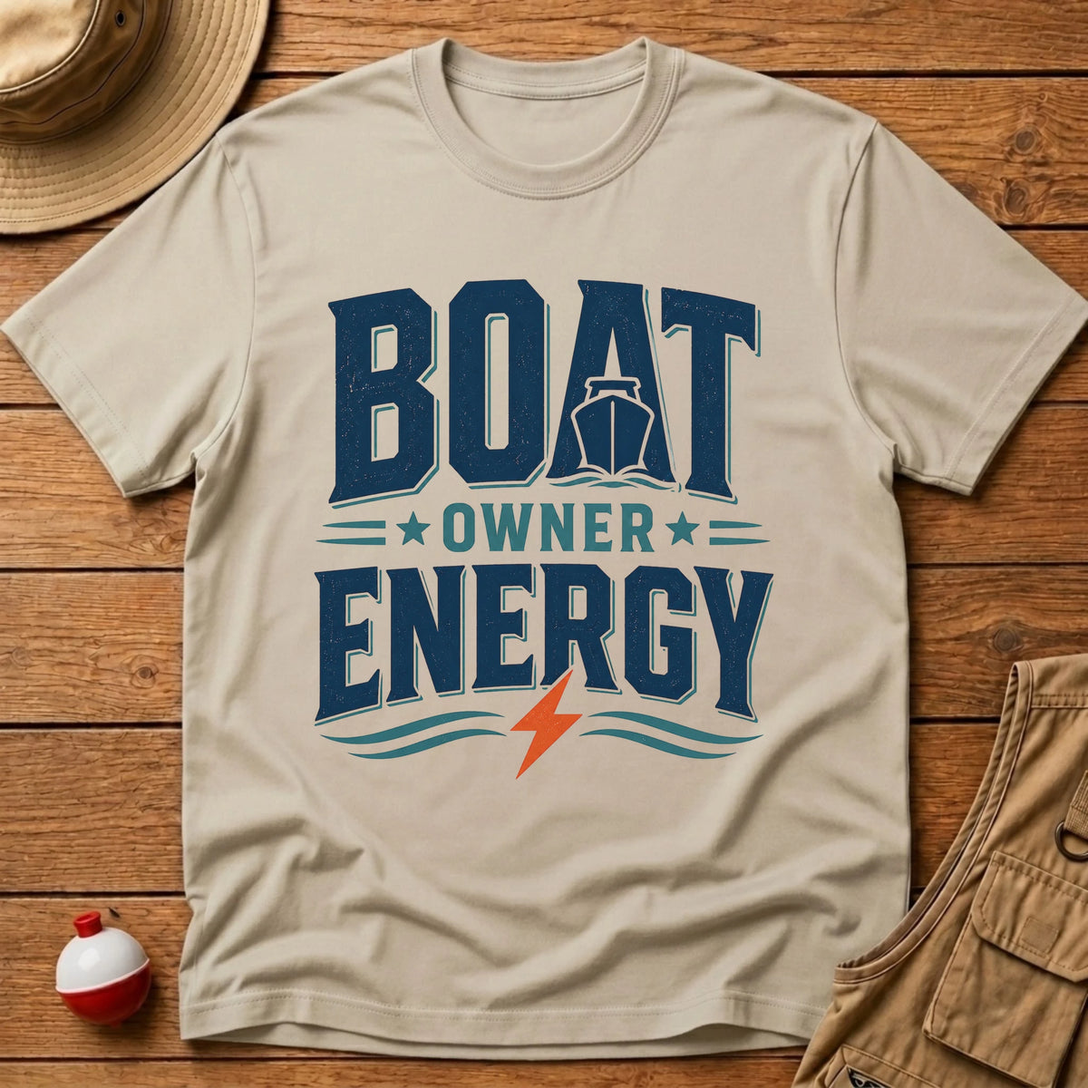 Boat Owner Energy T-Shirt - Floating Bobber