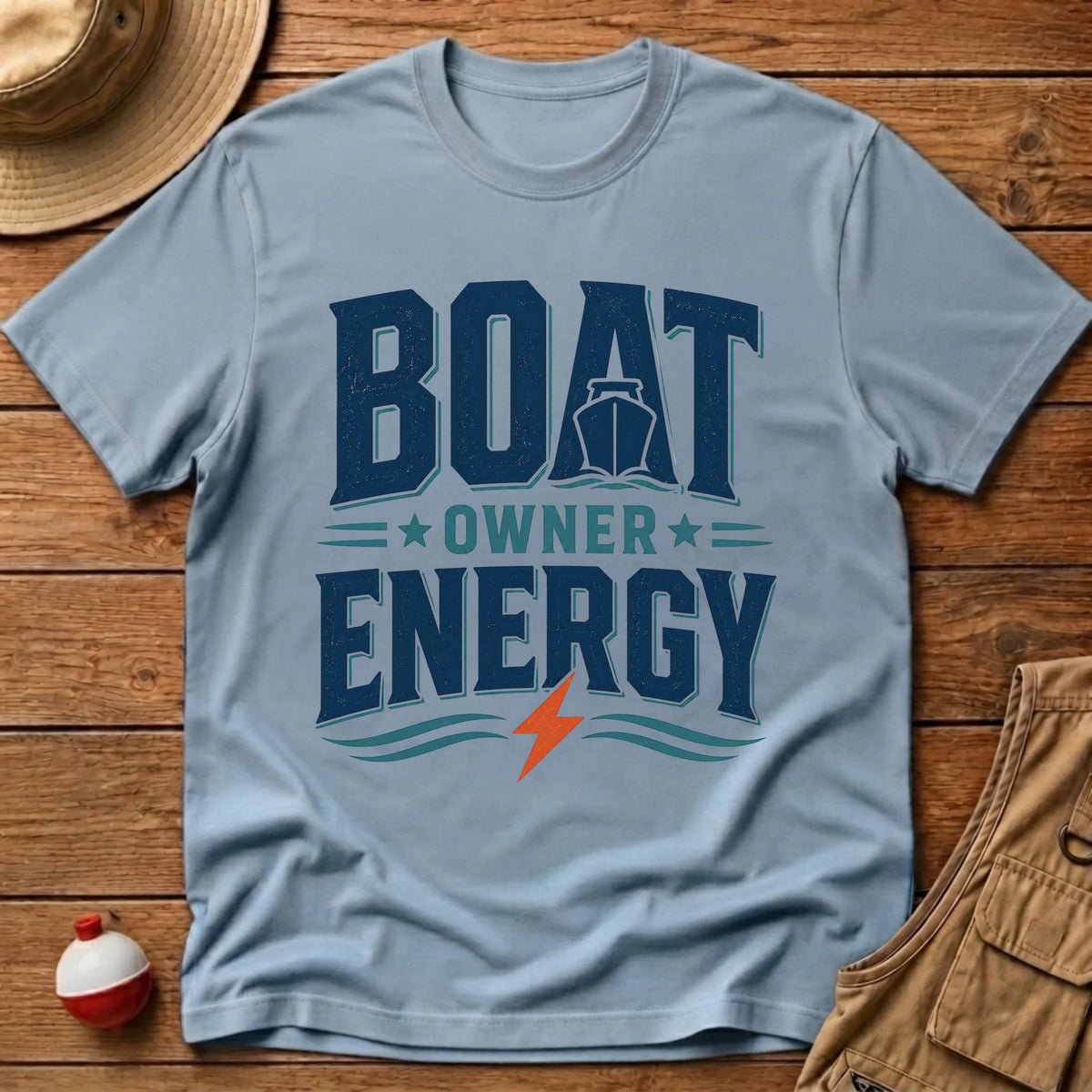 Boat Owner Energy T-Shirt - Floating Bobber