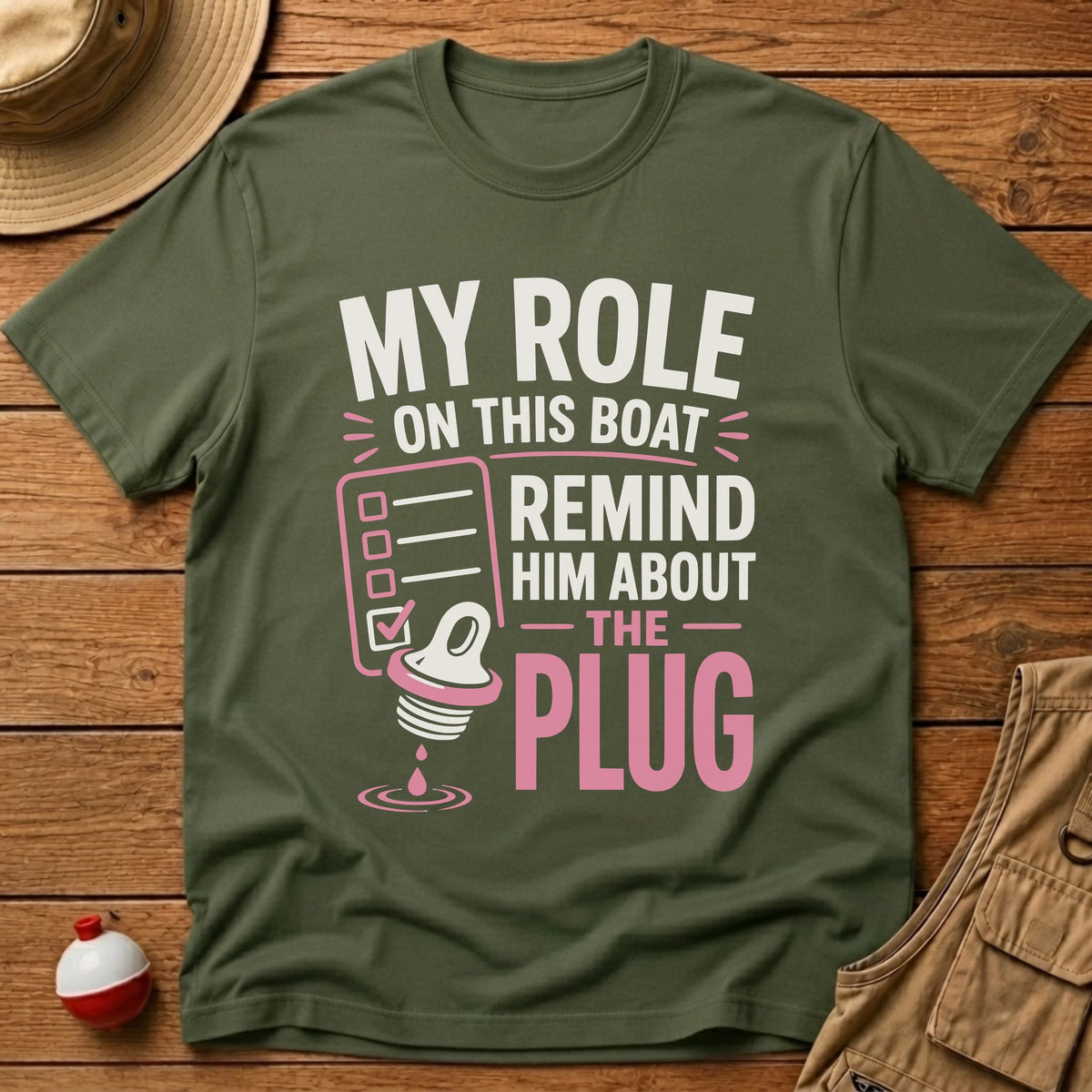 Boat Role T-Shirt - Floating Bobber
