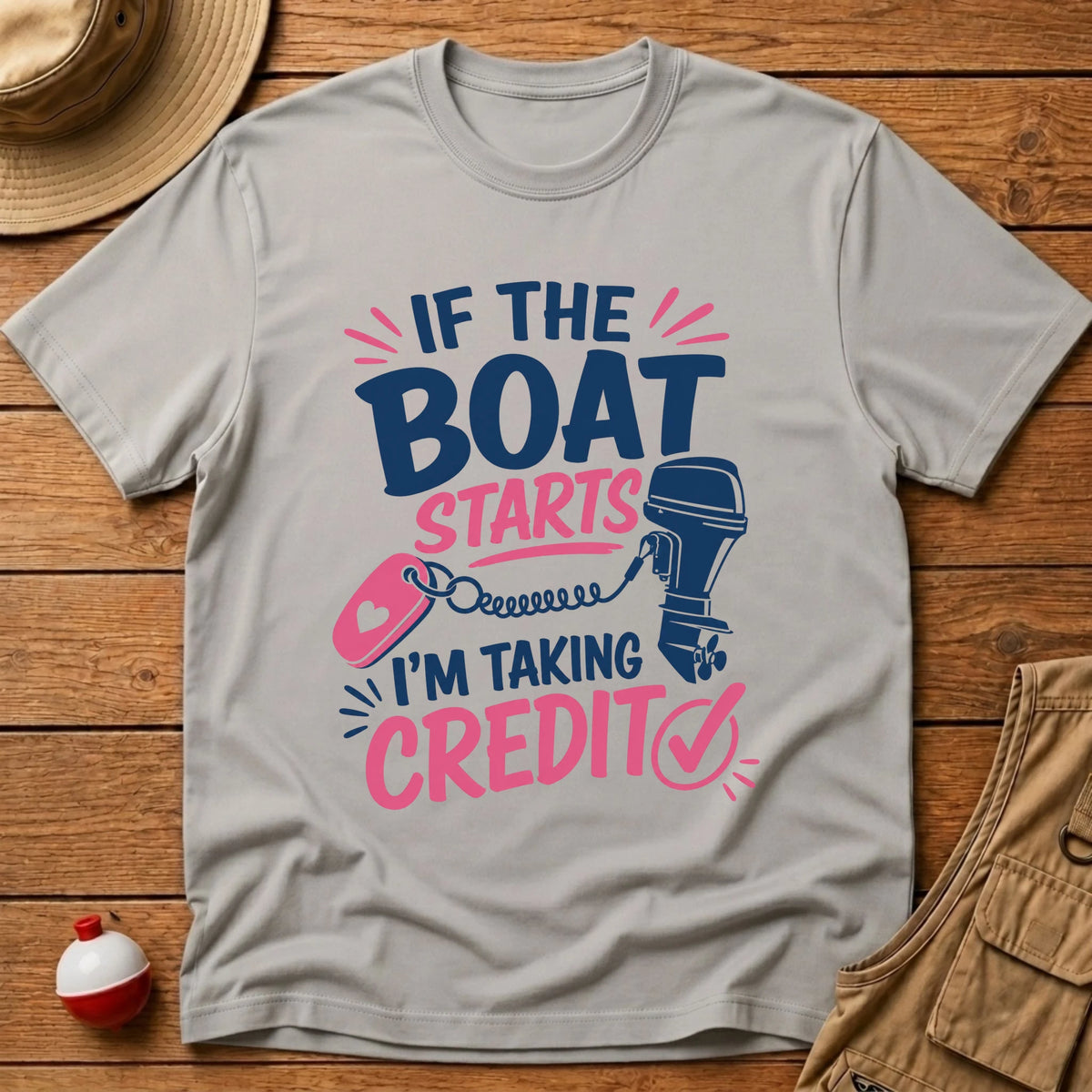 Boat Starts T-Shirt - Floating Bobber