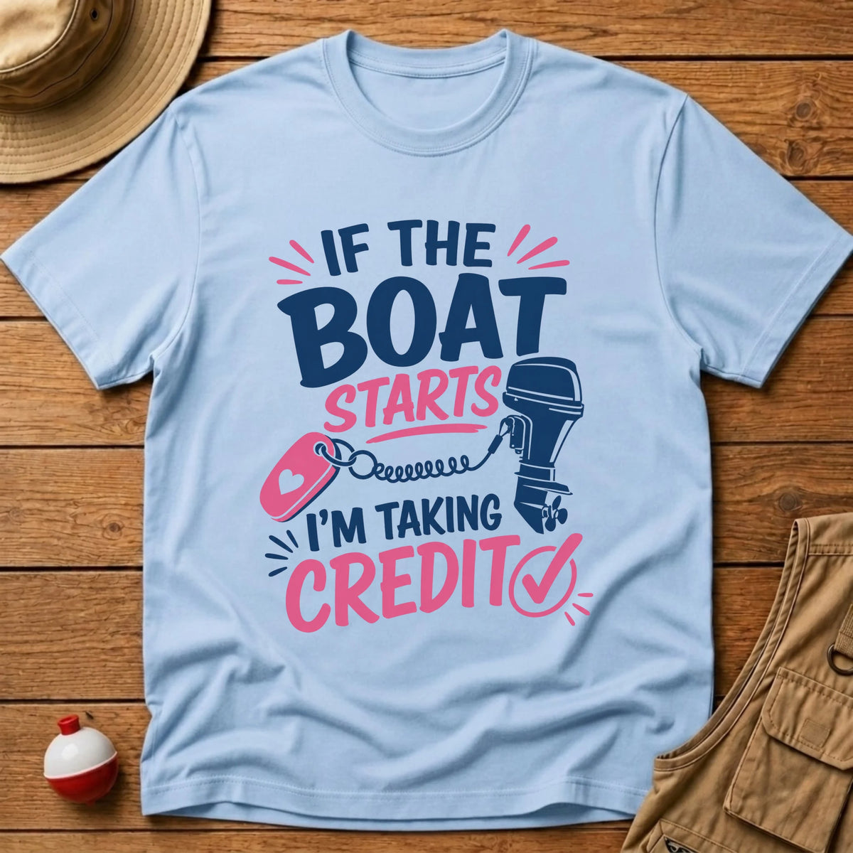 Boat Starts T-Shirt - Floating Bobber