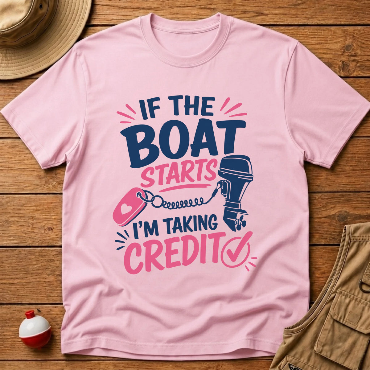 Boat Starts T-Shirt - Floating Bobber