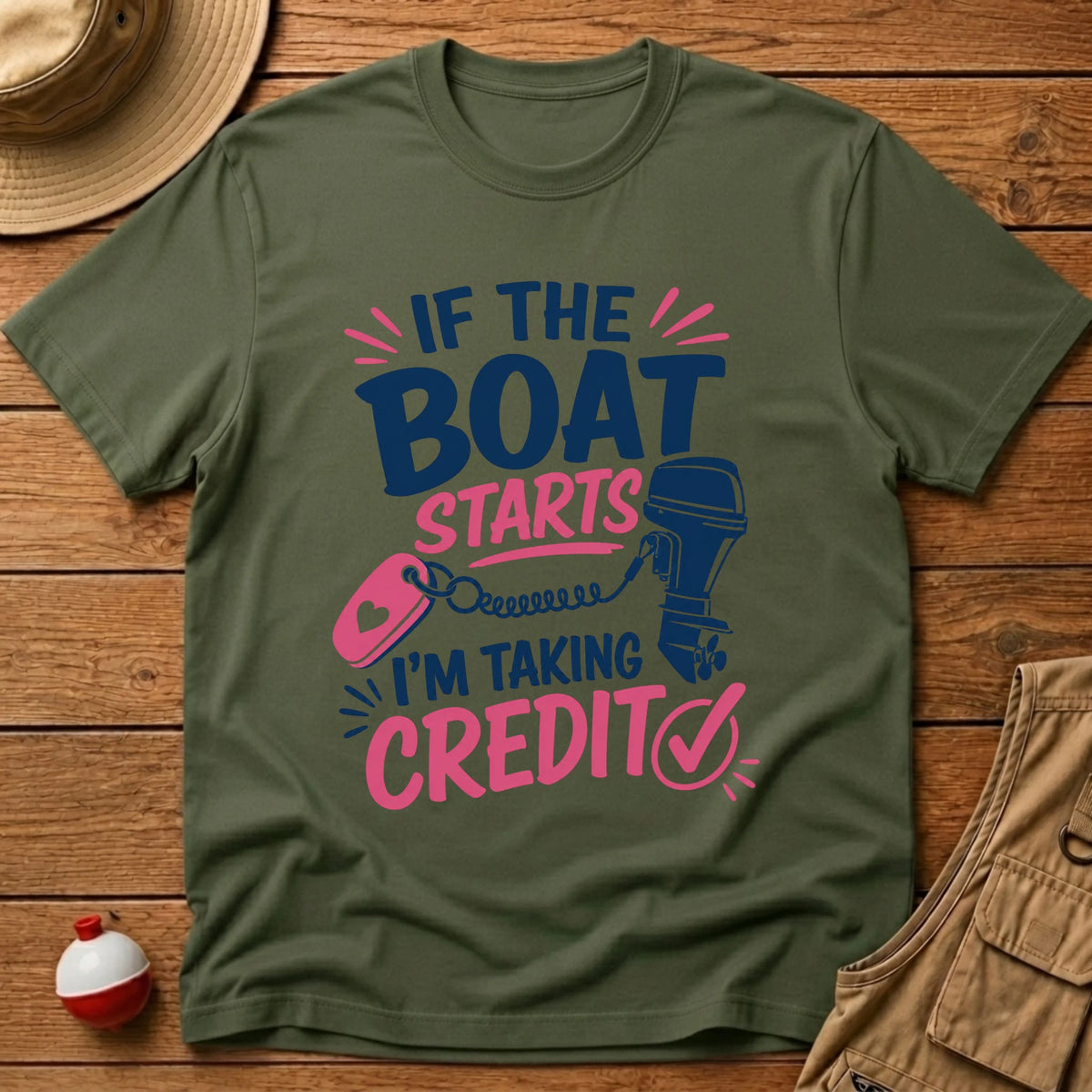 Boat Starts T-Shirt - Floating Bobber