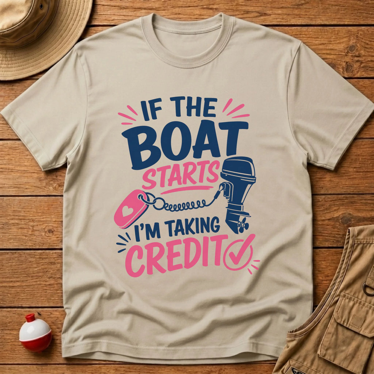 Boat Starts T-Shirt - Floating Bobber