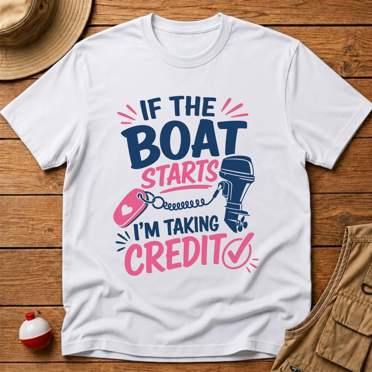 Boat Starts T-Shirt - Floating Bobber