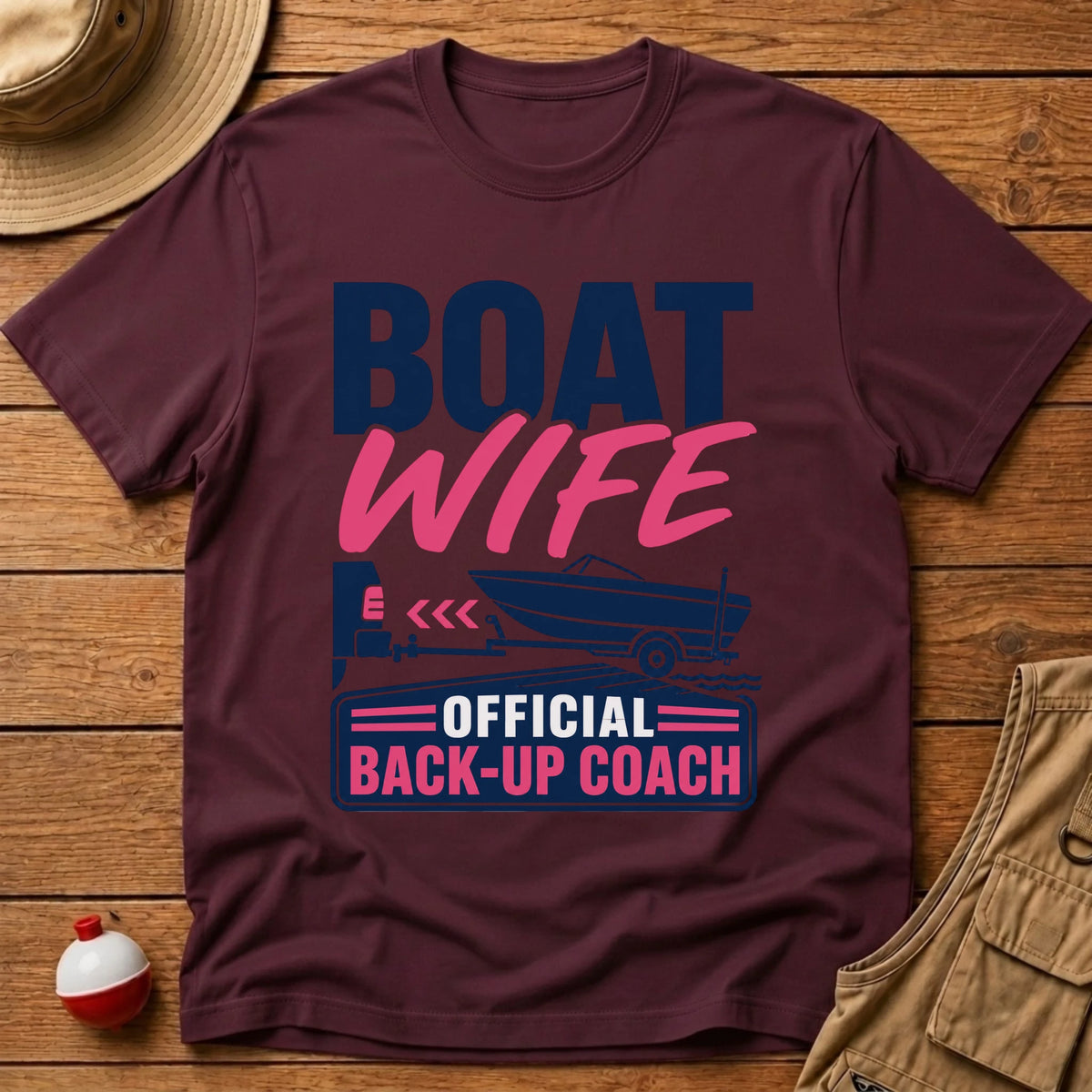 Boat Wife T-Shirt - Floating Bobber