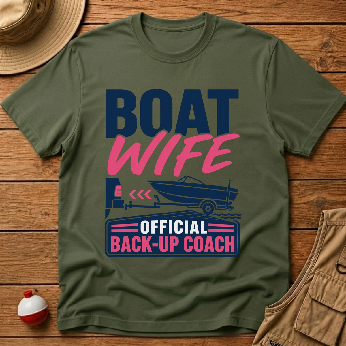 Boat Wife T-Shirt - Floating Bobber