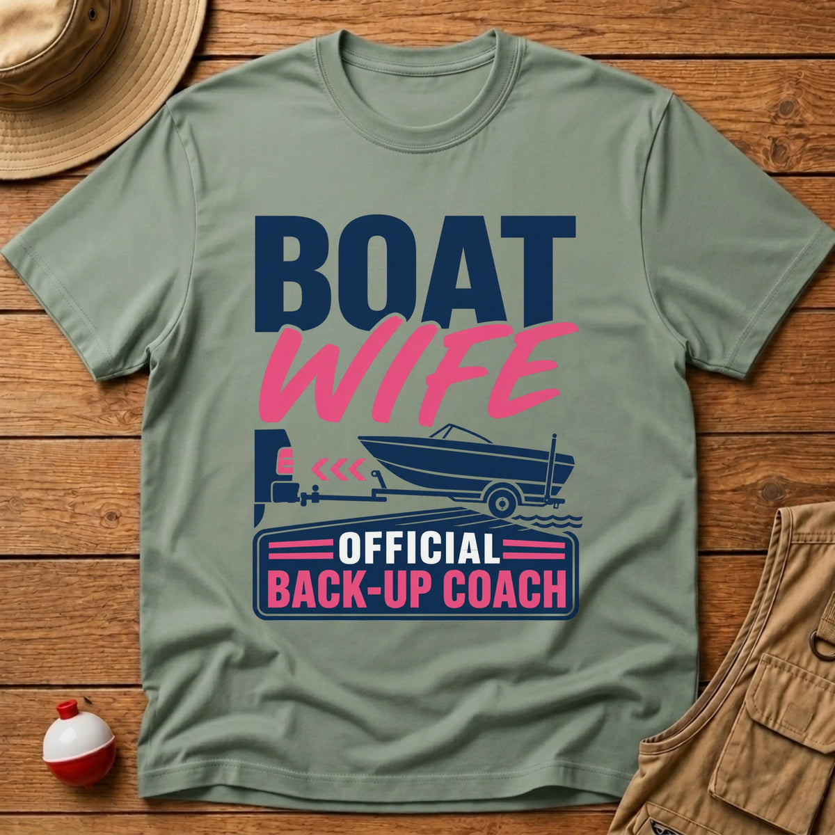 Boat Wife T-Shirt - Floating Bobber