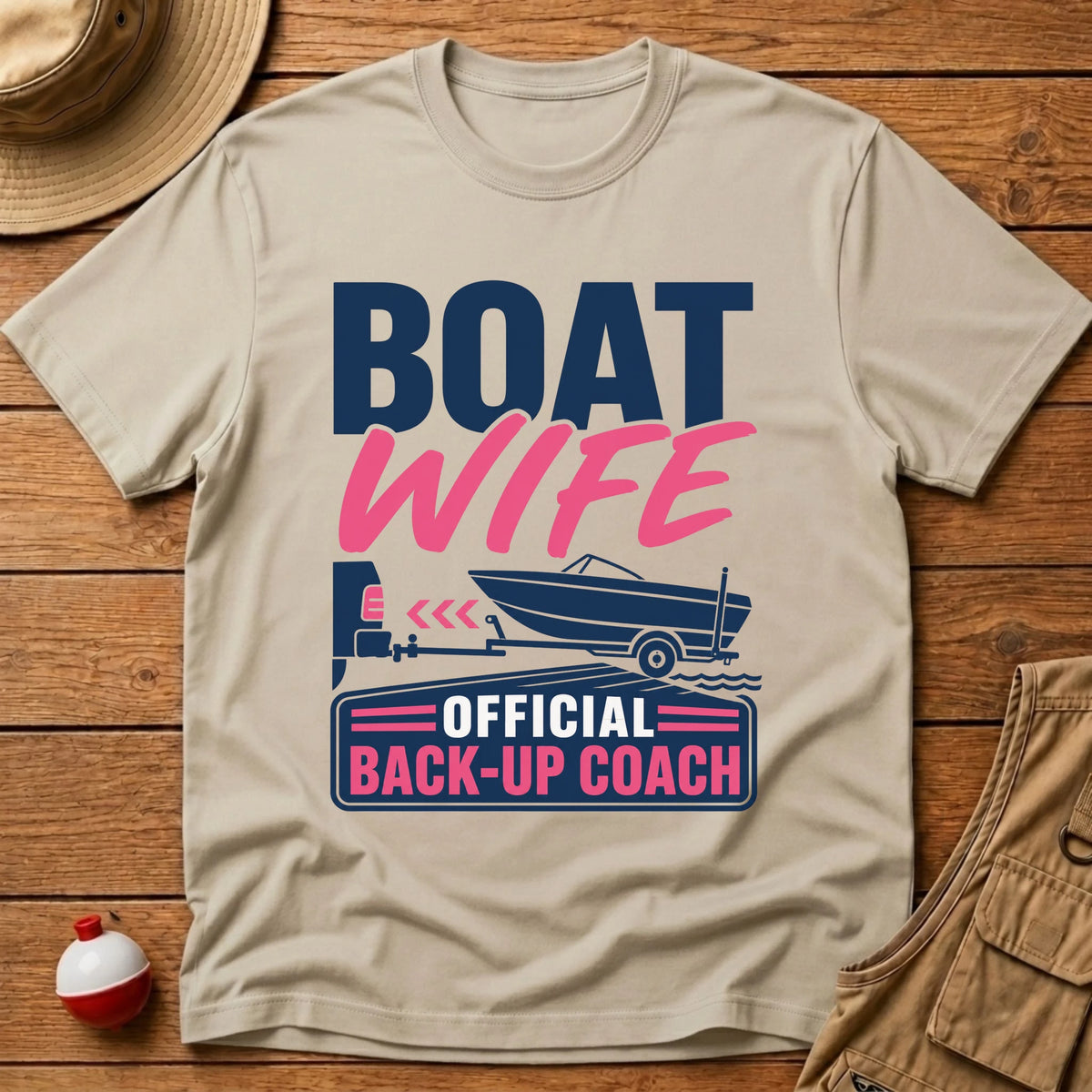 Boat Wife T-Shirt - Floating Bobber