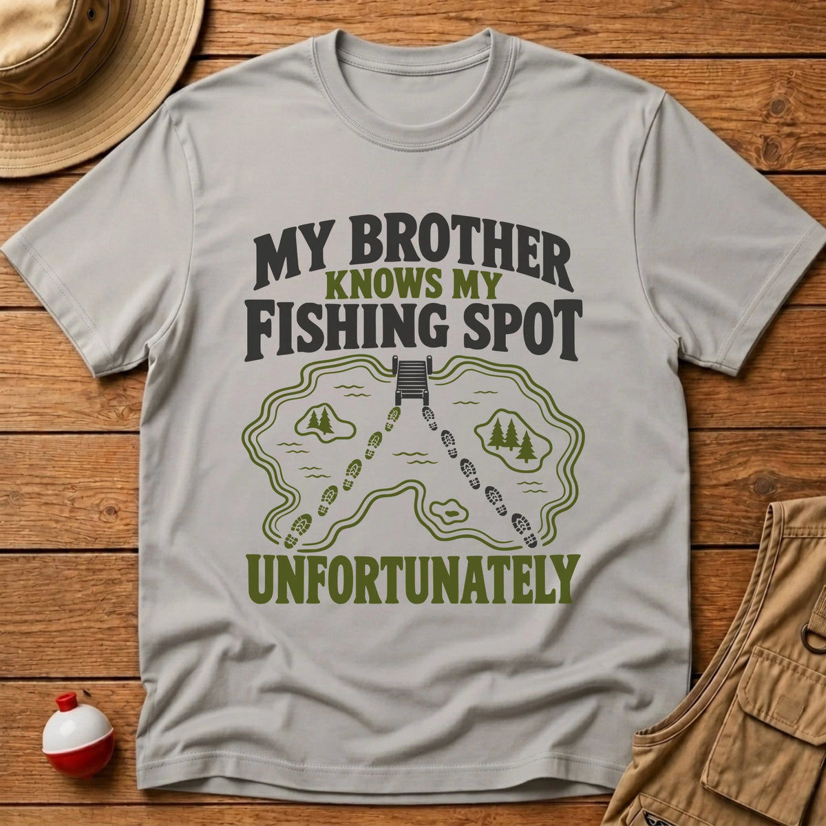 Brother Knows T-Shirt - Floating Bobber