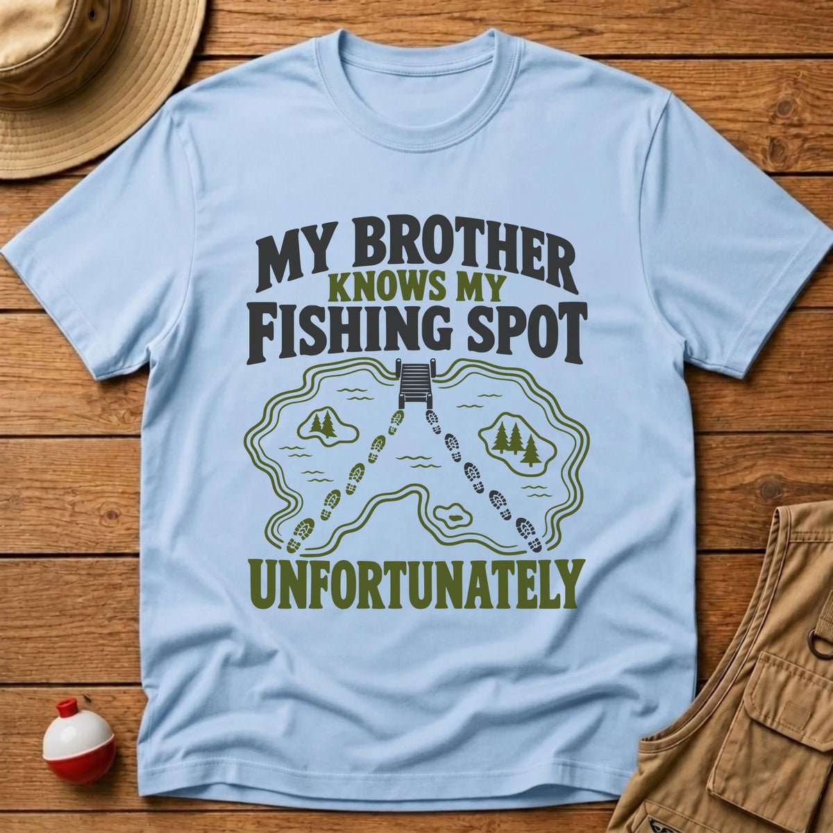 Brother Knows T-Shirt - Floating Bobber