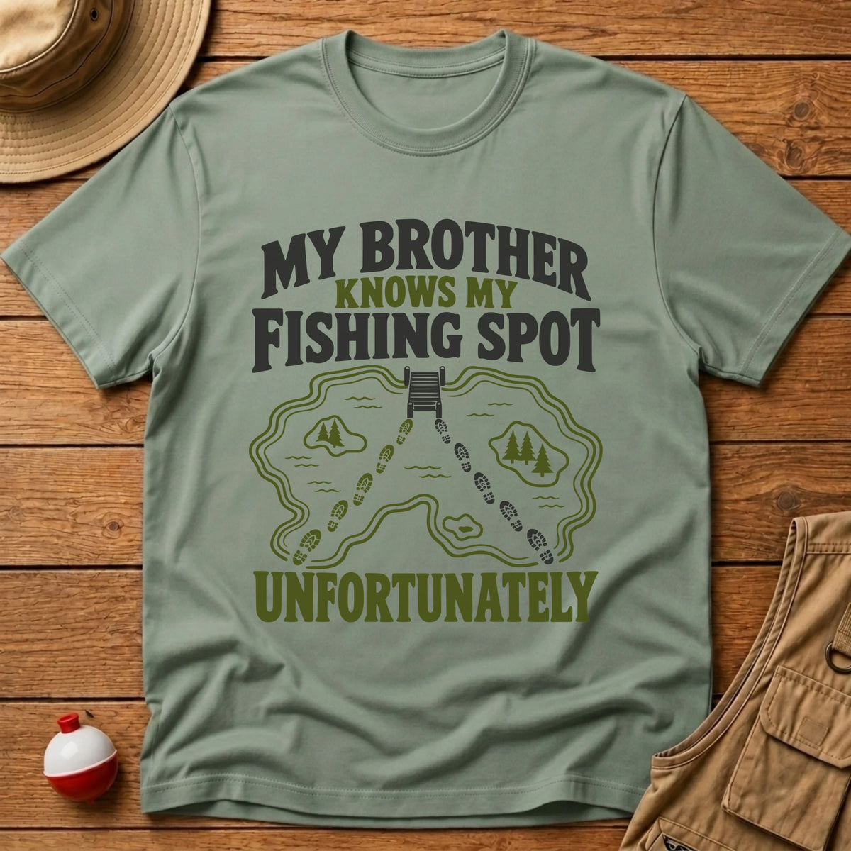 Brother Knows T-Shirt - Floating Bobber