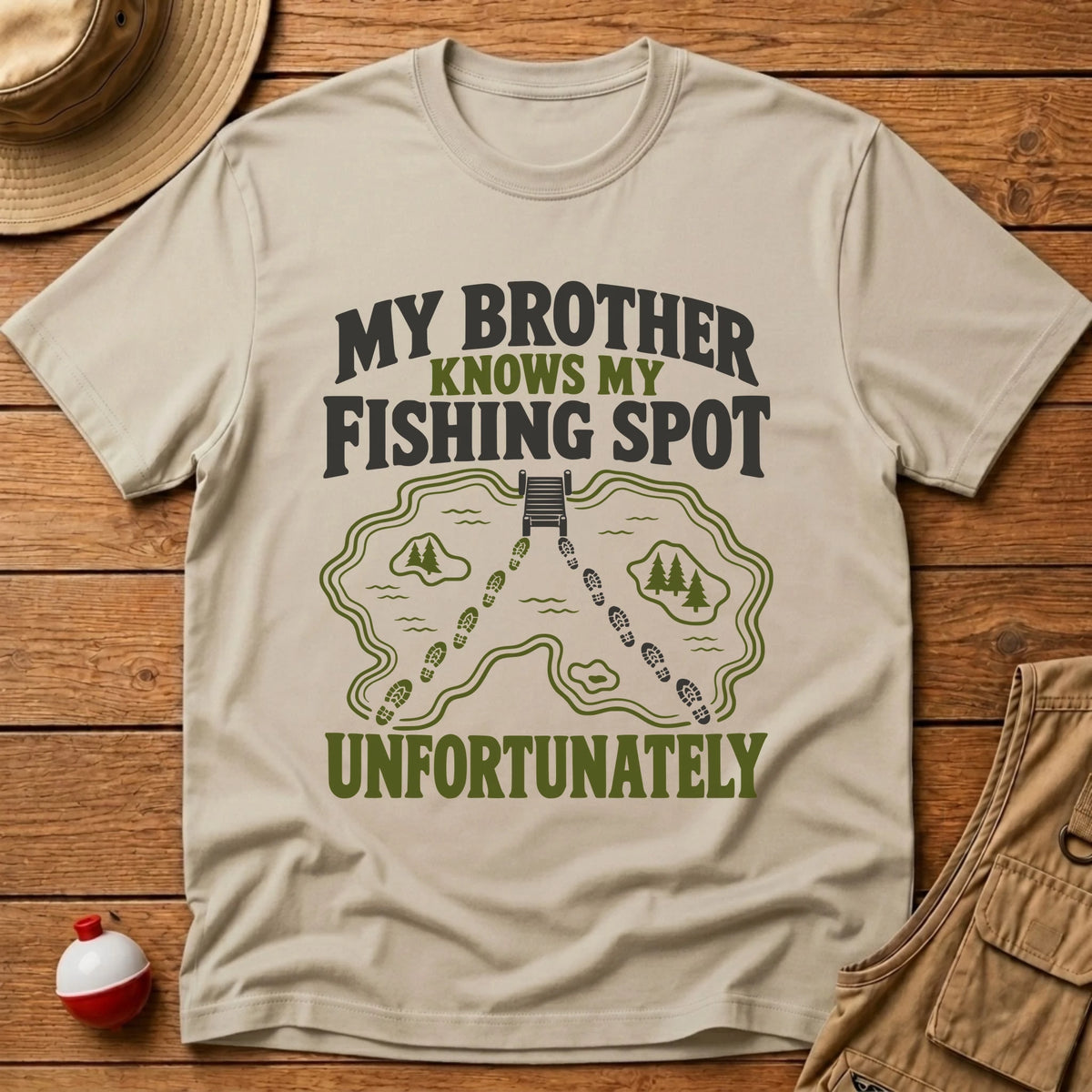 Brother Knows T-Shirt - Floating Bobber