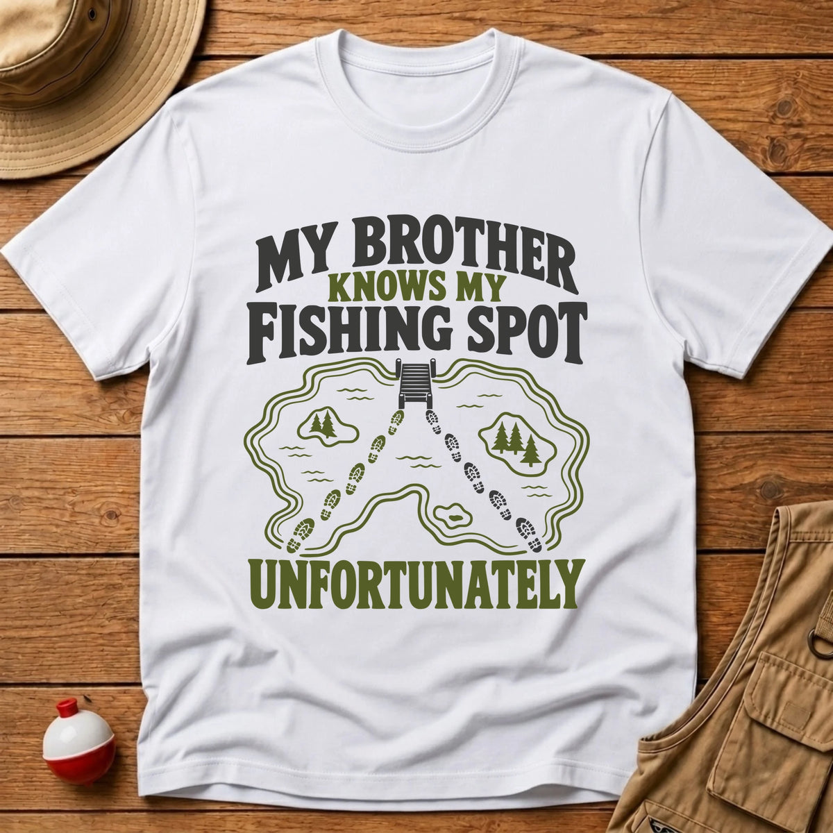 Brother Knows T-Shirt - Floating Bobber
