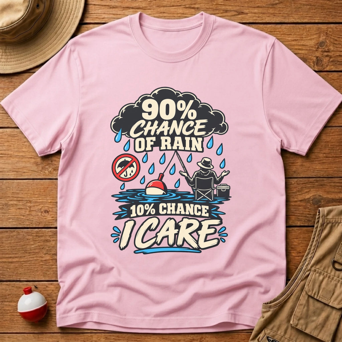 Chance of Rain T-Shirt - Floating Bobber