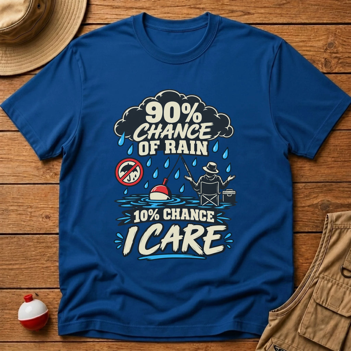 Chance of Rain T-Shirt - Floating Bobber