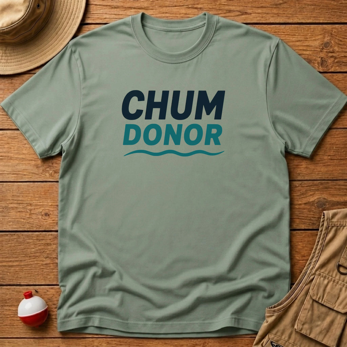 Chum Donor T-Shirt - Floating Bobber
