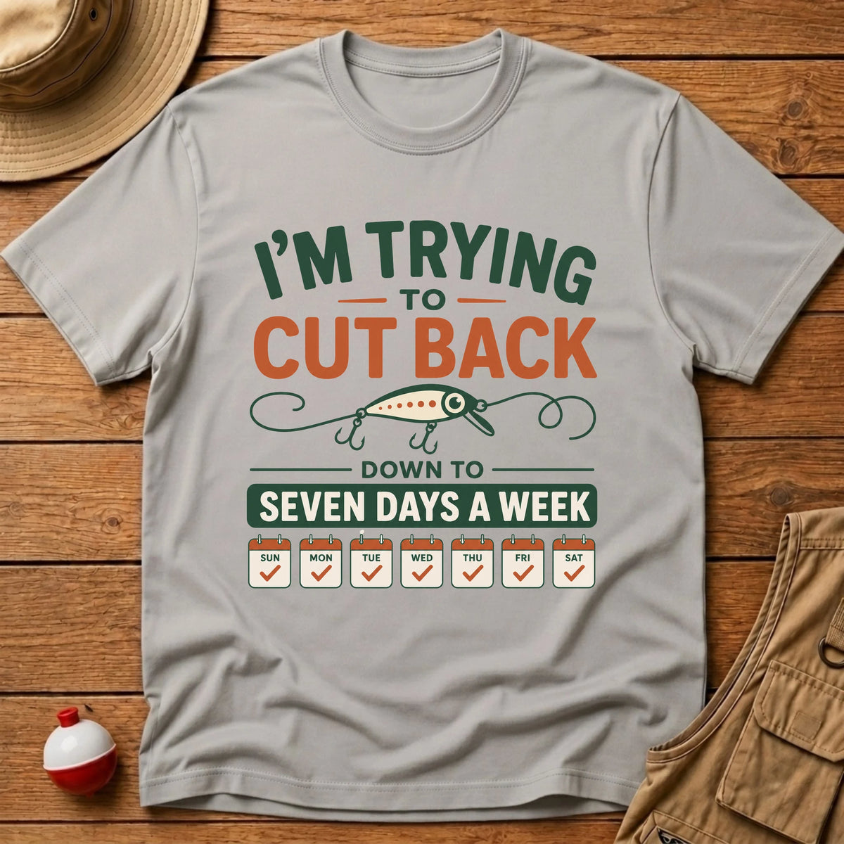 Cut Back T-Shirt - Floating Bobber