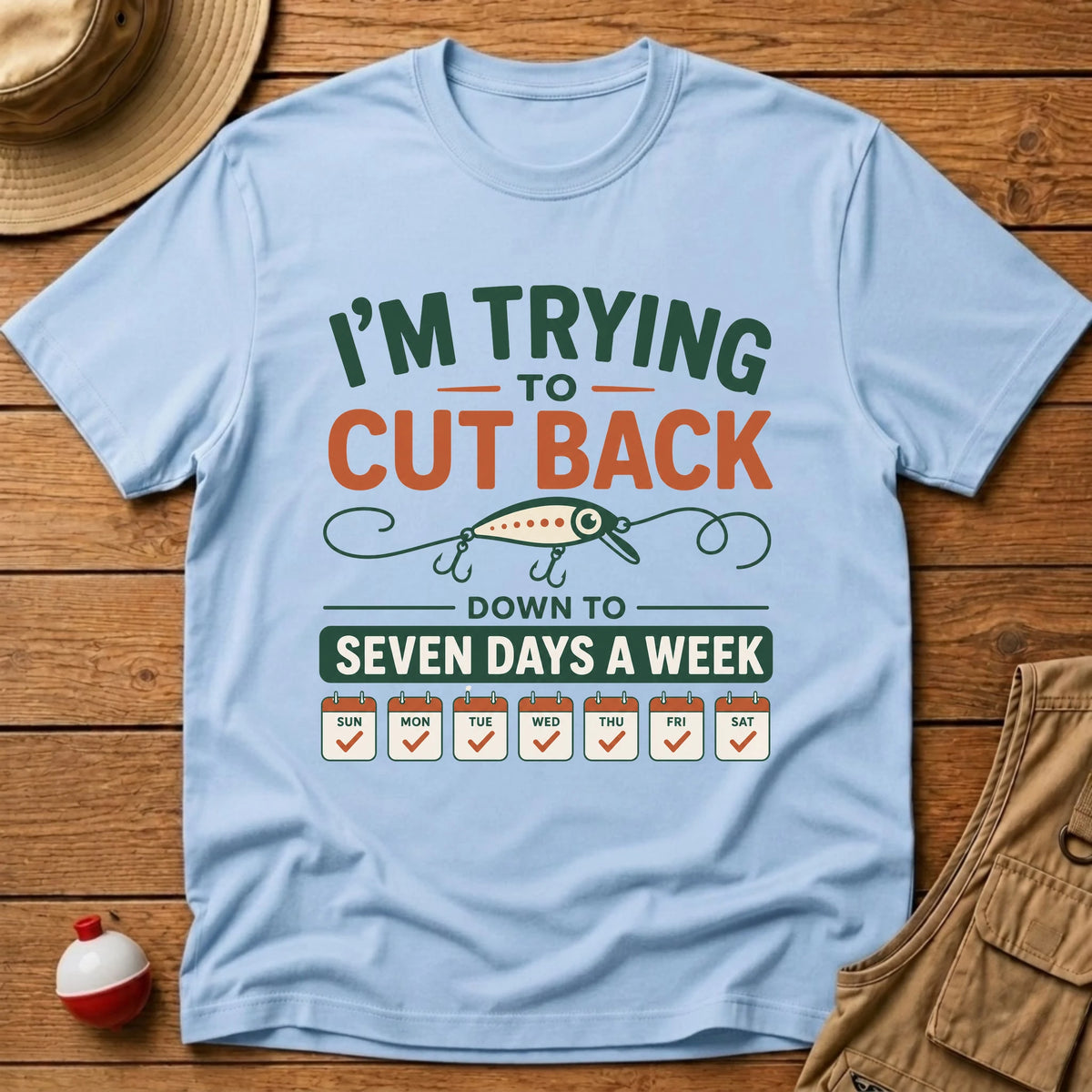 Cut Back T-Shirt - Floating Bobber