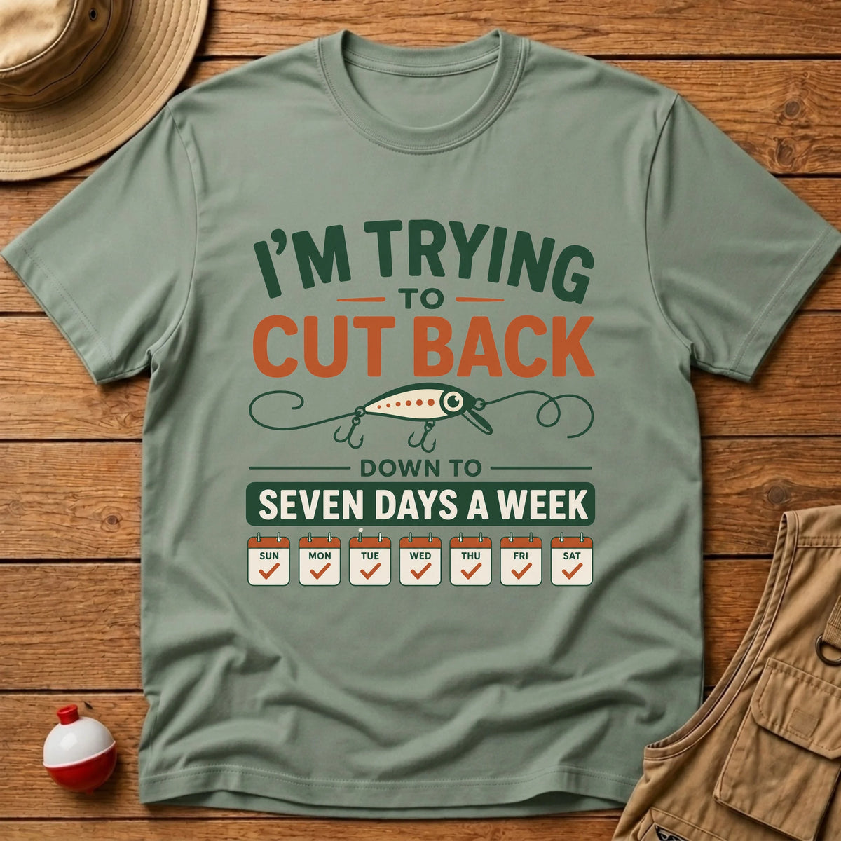 Cut Back T-Shirt - Floating Bobber