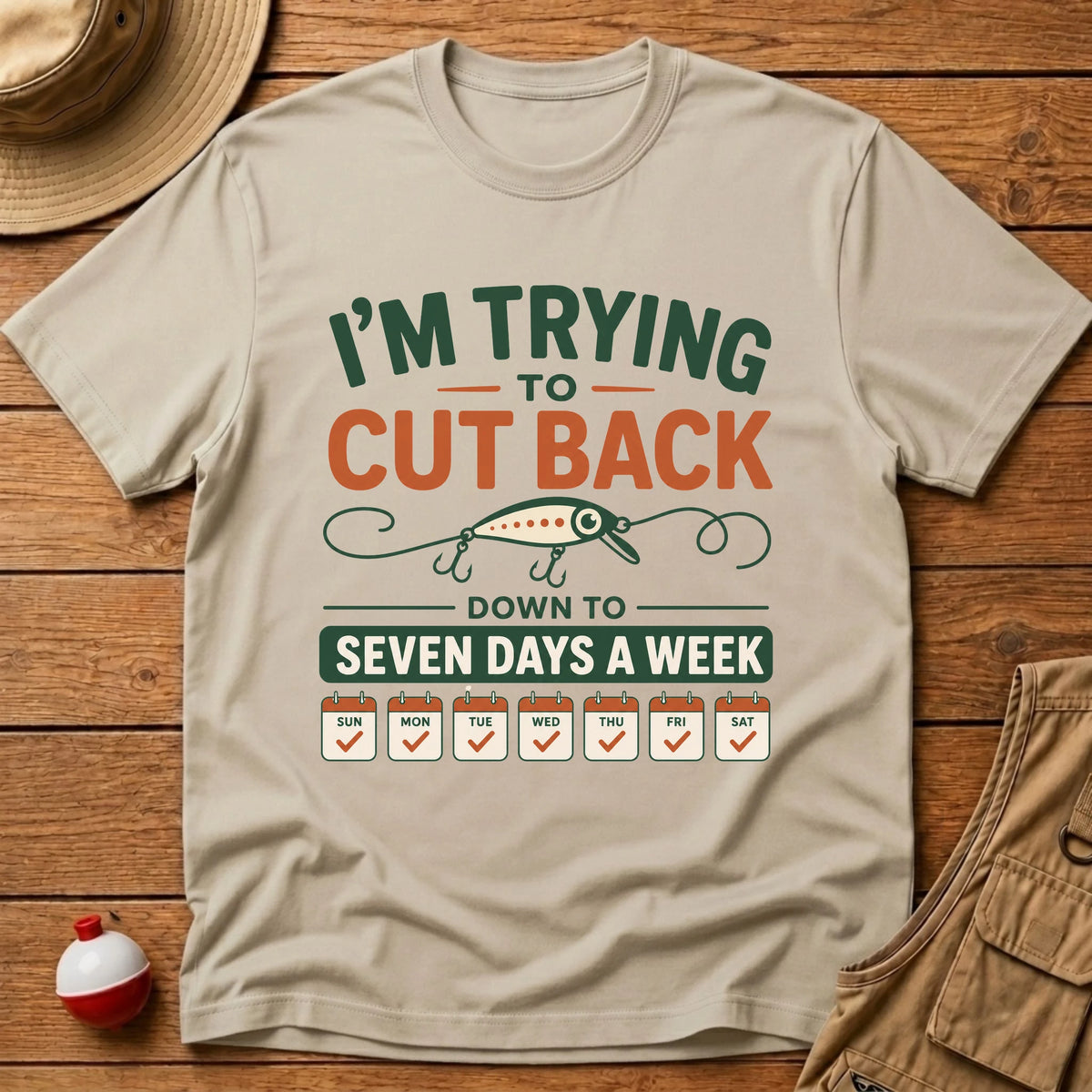 Cut Back T-Shirt - Floating Bobber