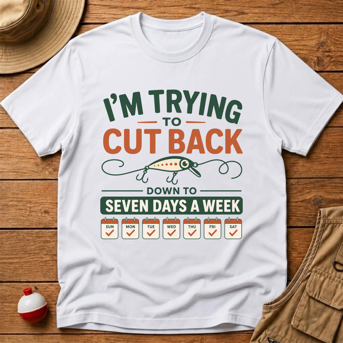 Cut Back T-Shirt - Floating Bobber