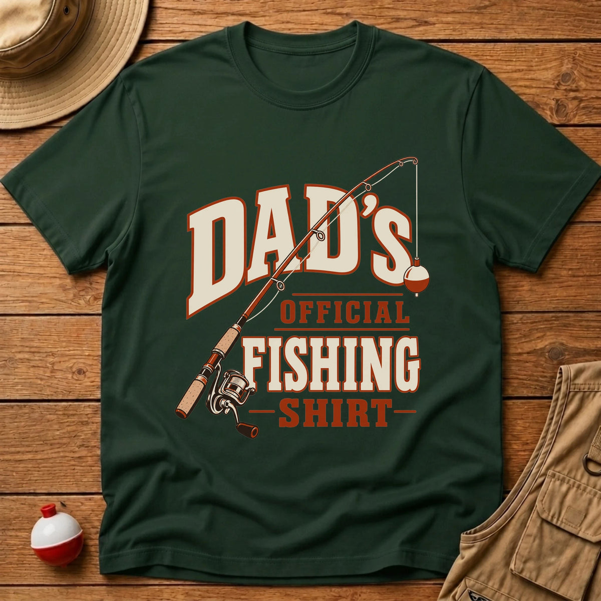 Dad's Fishing T-Shirt - Floating Bobber