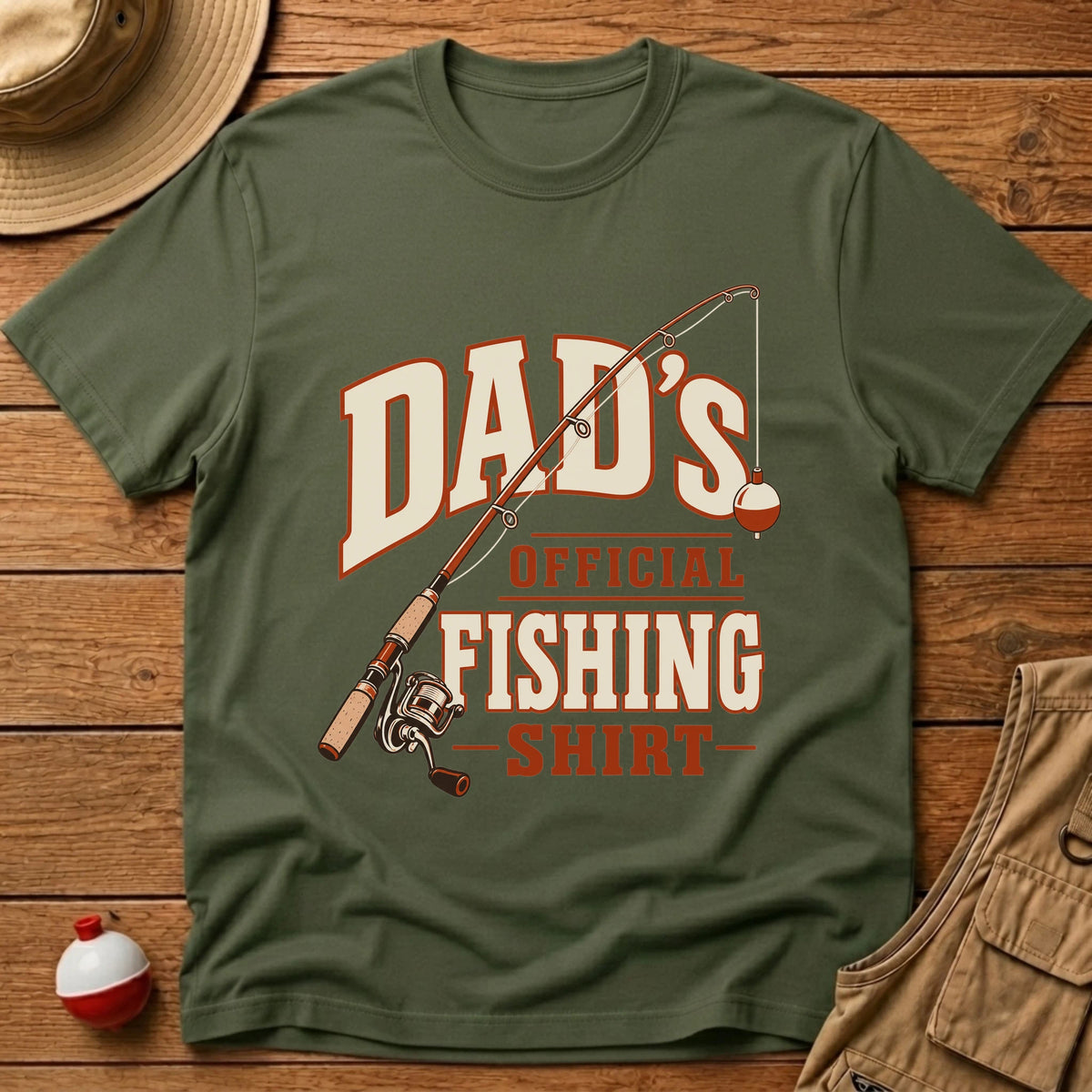 Dad's Fishing T-Shirt - Floating Bobber
