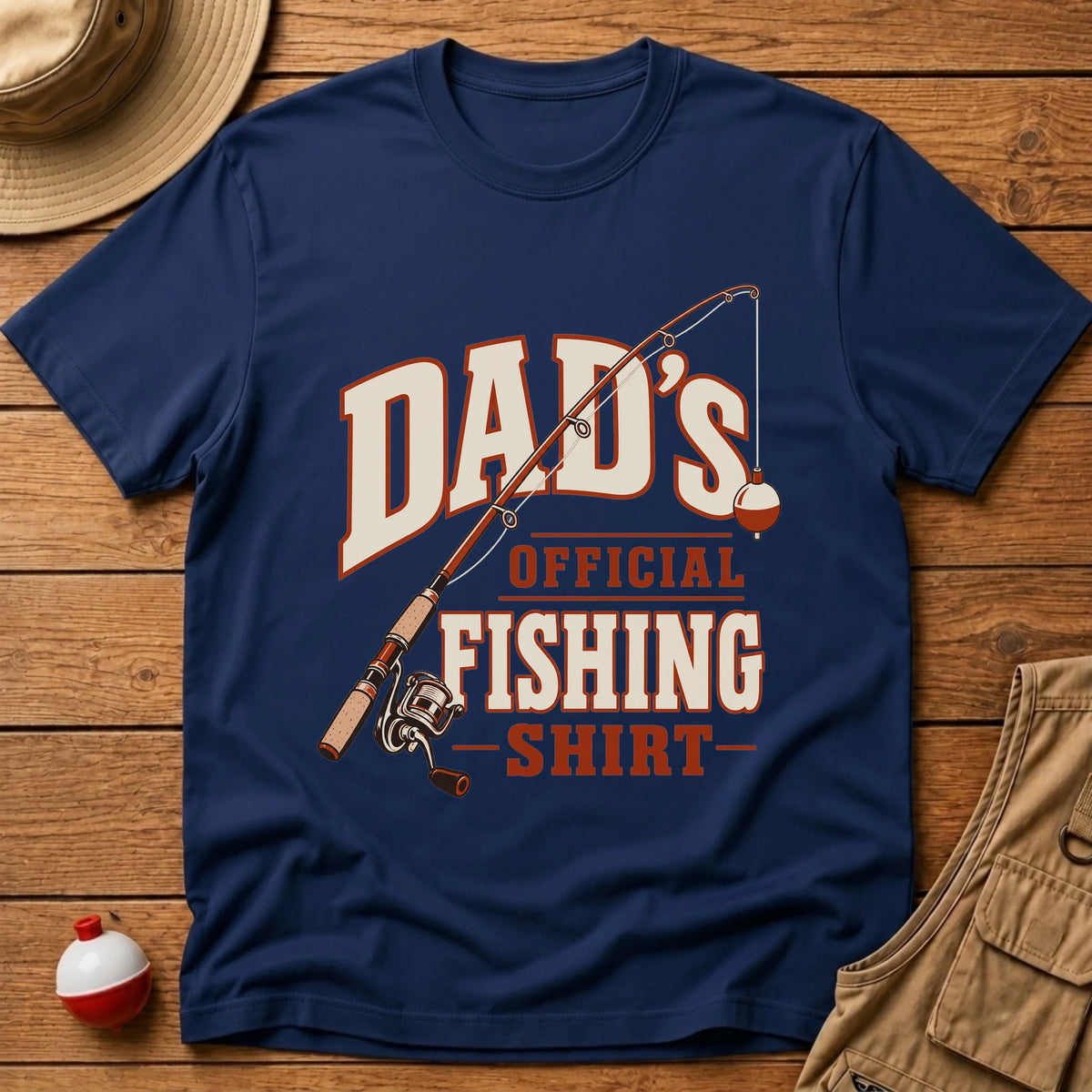 Dad's Fishing T-Shirt - Floating Bobber