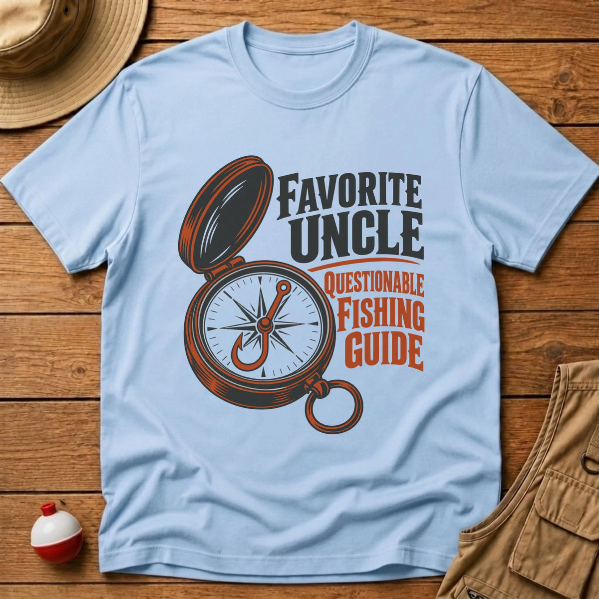 Favorite Uncle T-Shirt - Floating Bobber