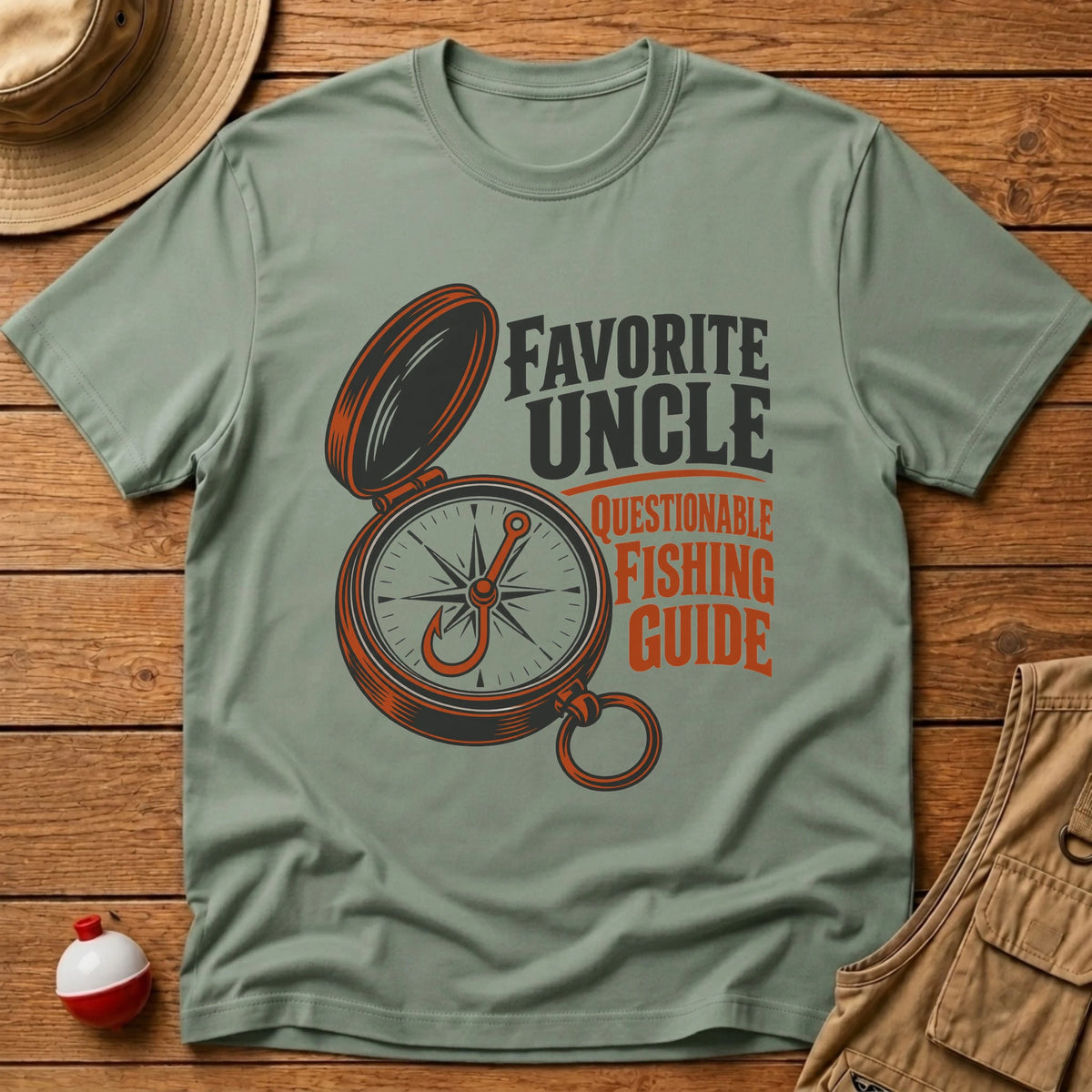 Favorite Uncle T-Shirt - Floating Bobber