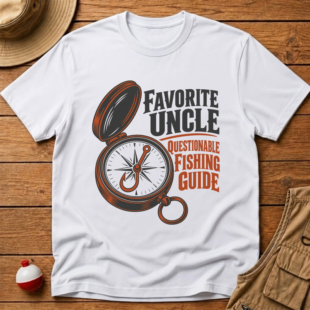 Favorite Uncle T-Shirt - Floating Bobber