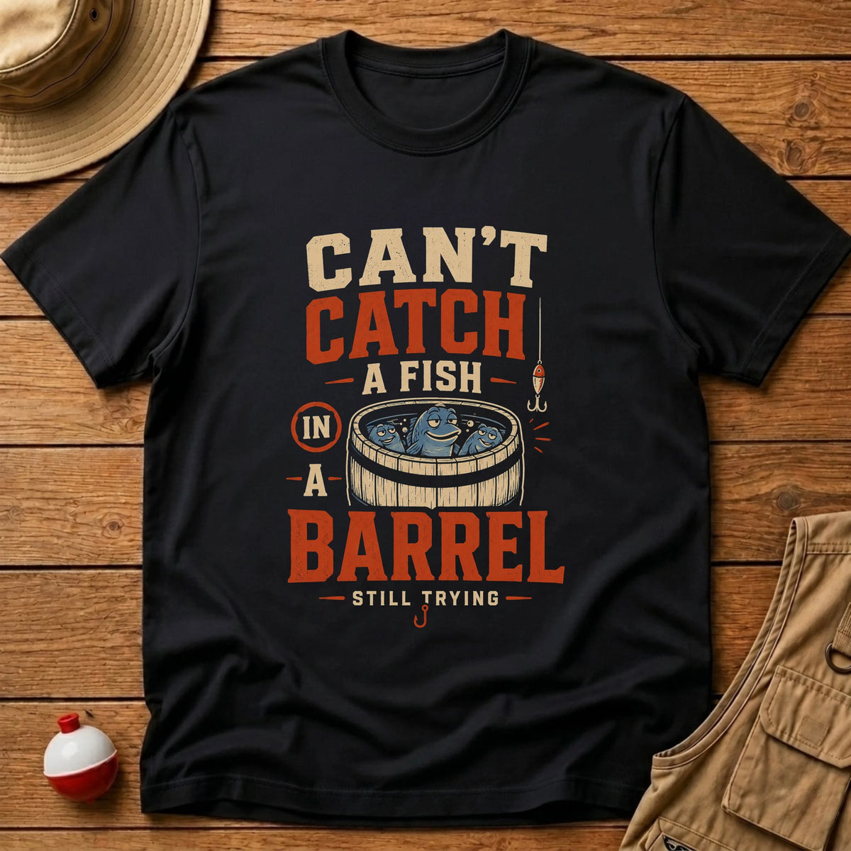 Fish In a Barrel T-Shirt - Floating Bobber