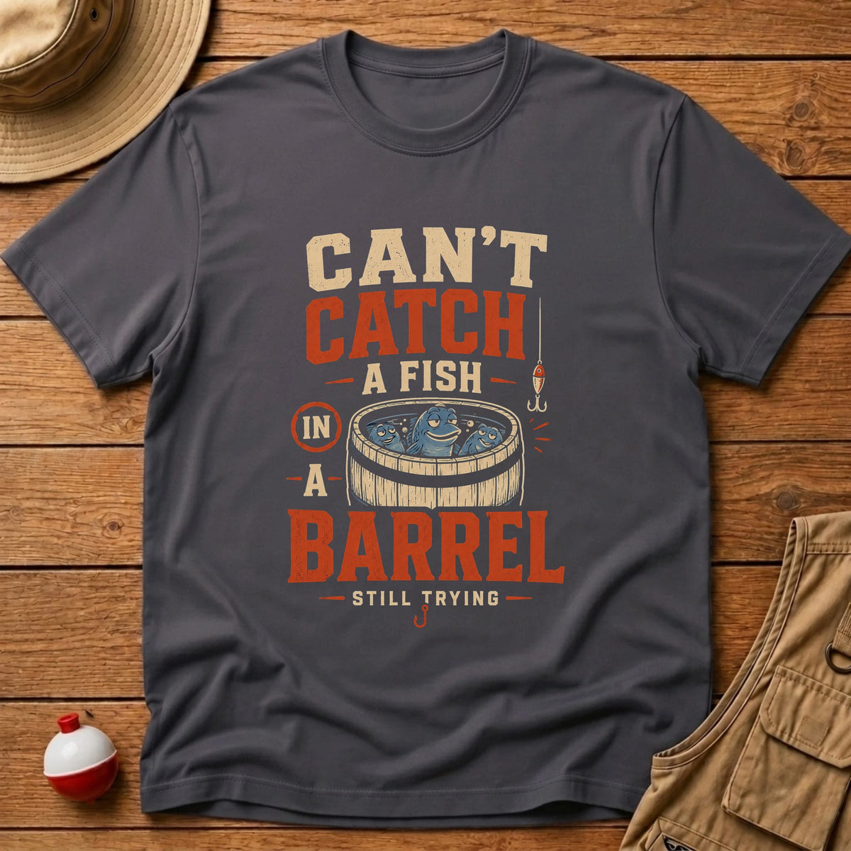 Fish In a Barrel T-Shirt - Floating Bobber