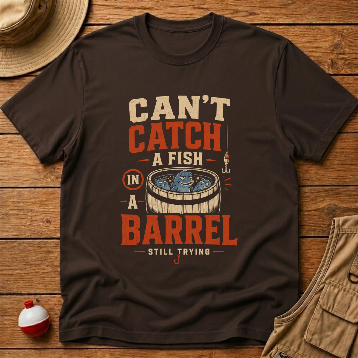 Fish In a Barrel T-Shirt - Floating Bobber
