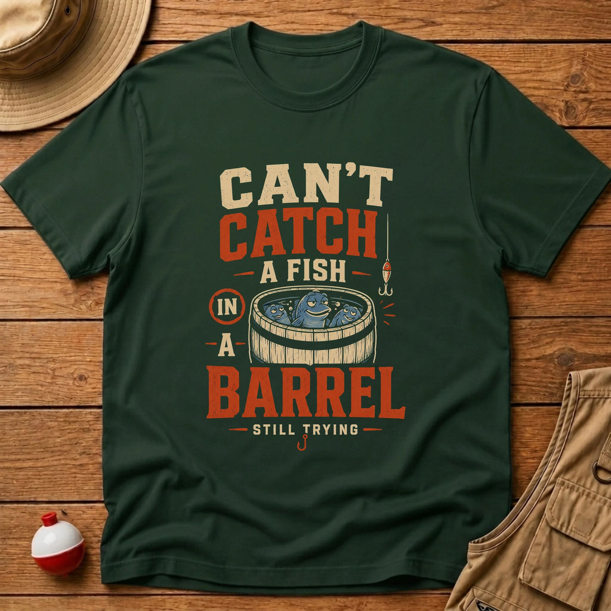 Fish In a Barrel T-Shirt - Floating Bobber