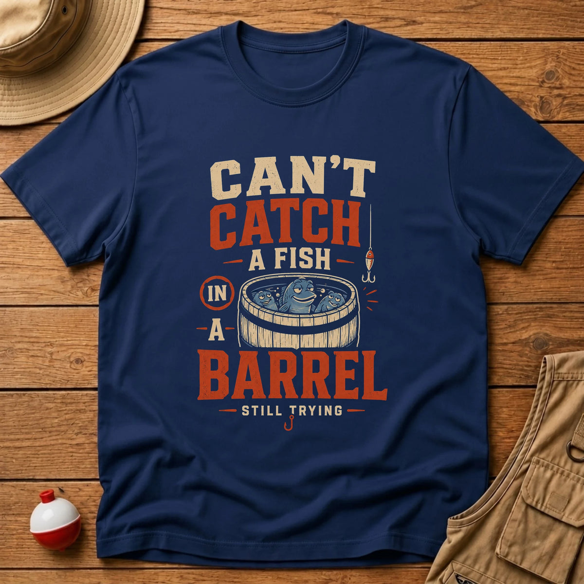 Fish In a Barrel T-Shirt - Floating Bobber