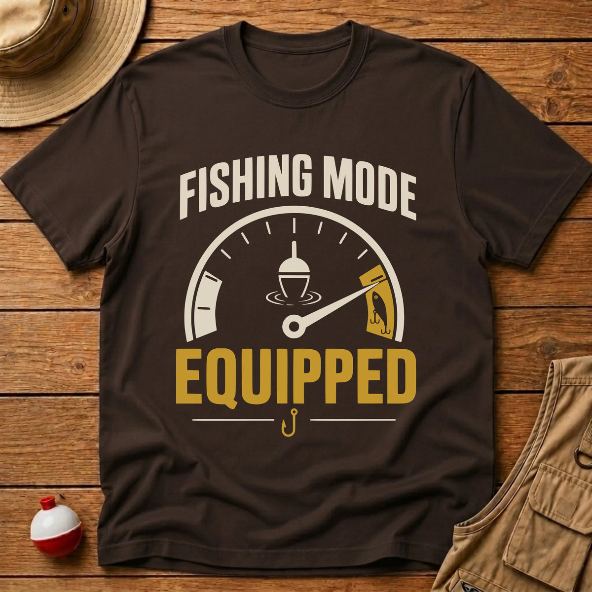 Fishing Mode T-Shirt - Floating Bobber