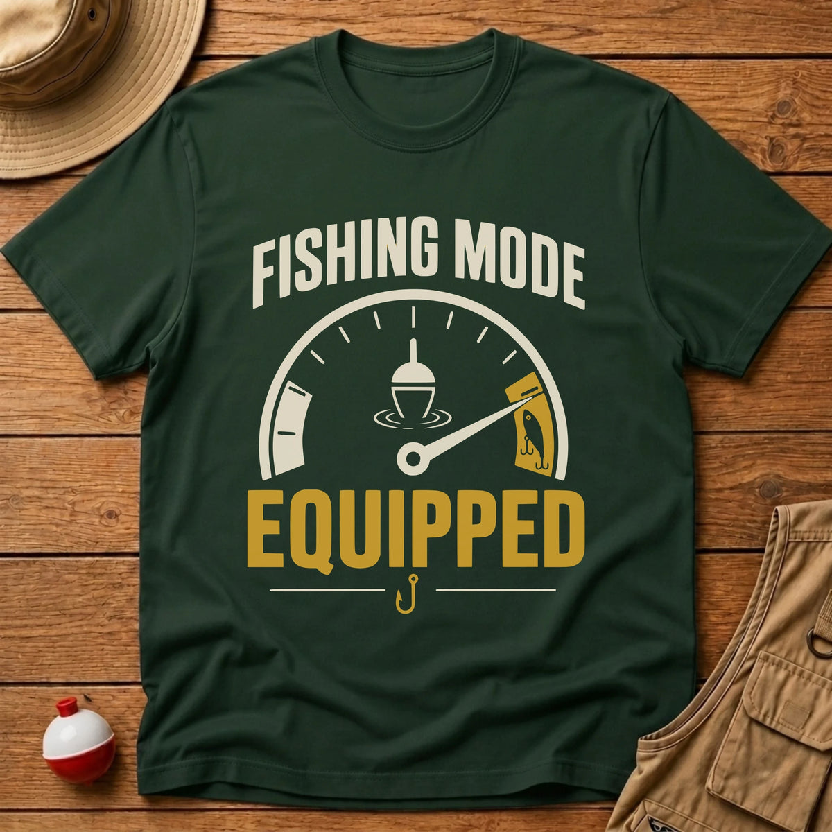 Fishing Mode T-Shirt - Floating Bobber