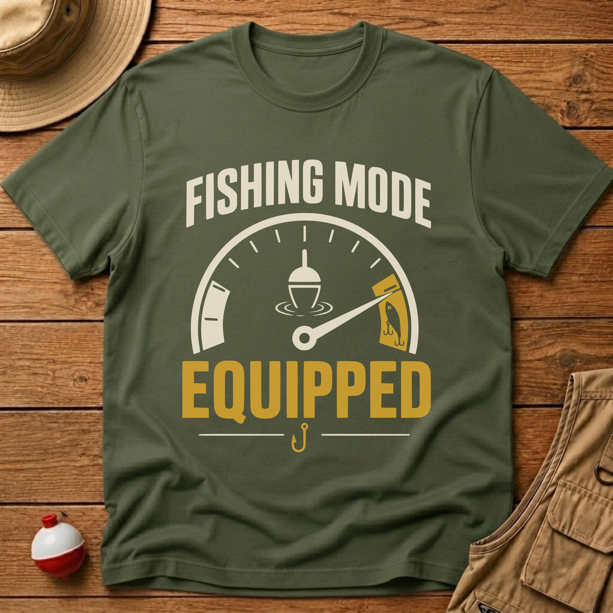 Fishing Mode T-Shirt - Floating Bobber