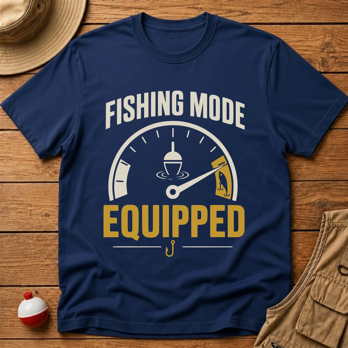 Fishing Mode T-Shirt - Floating Bobber
