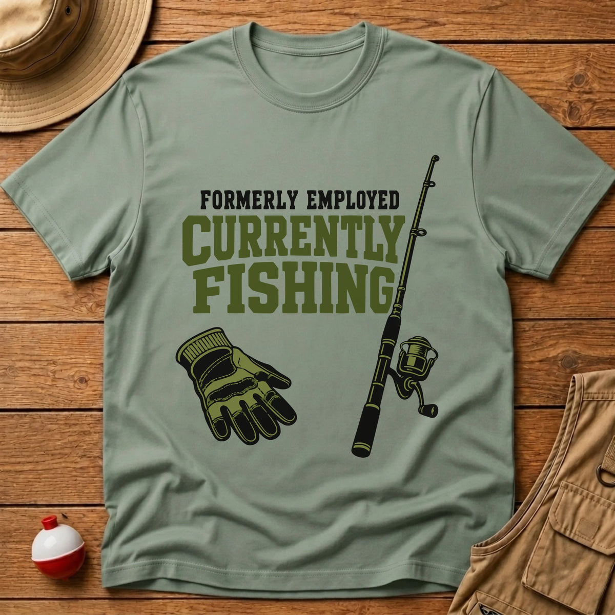 Formerly Employed T-Shirt - Floating Bobber