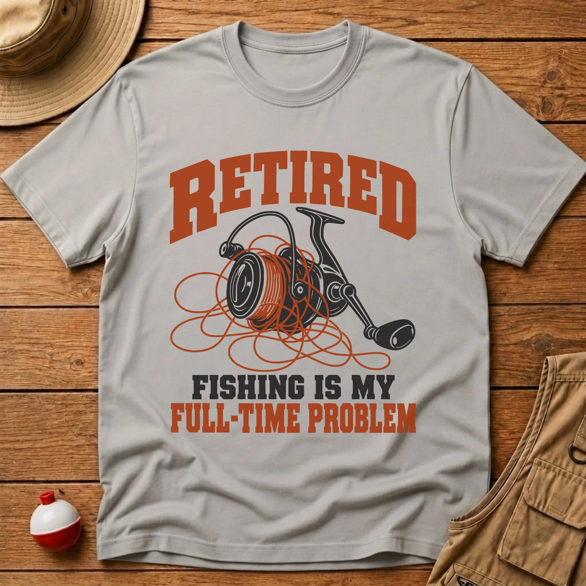 Full Time Problem T-Shirt - Floating Bobber