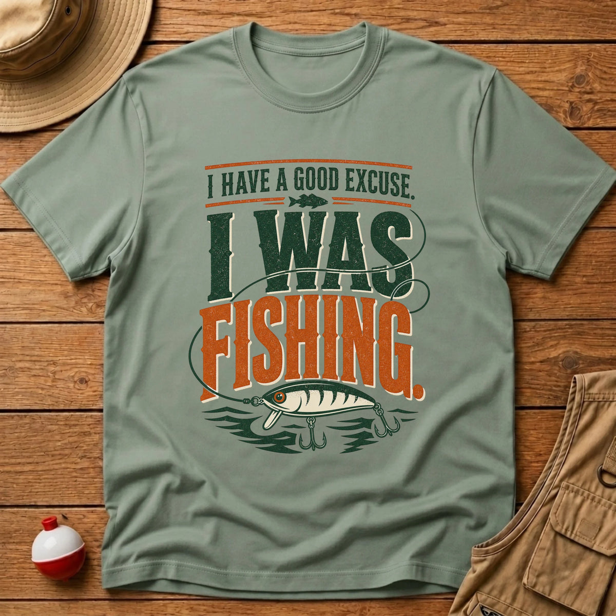 Good Excuse T-Shirt - Floating Bobber