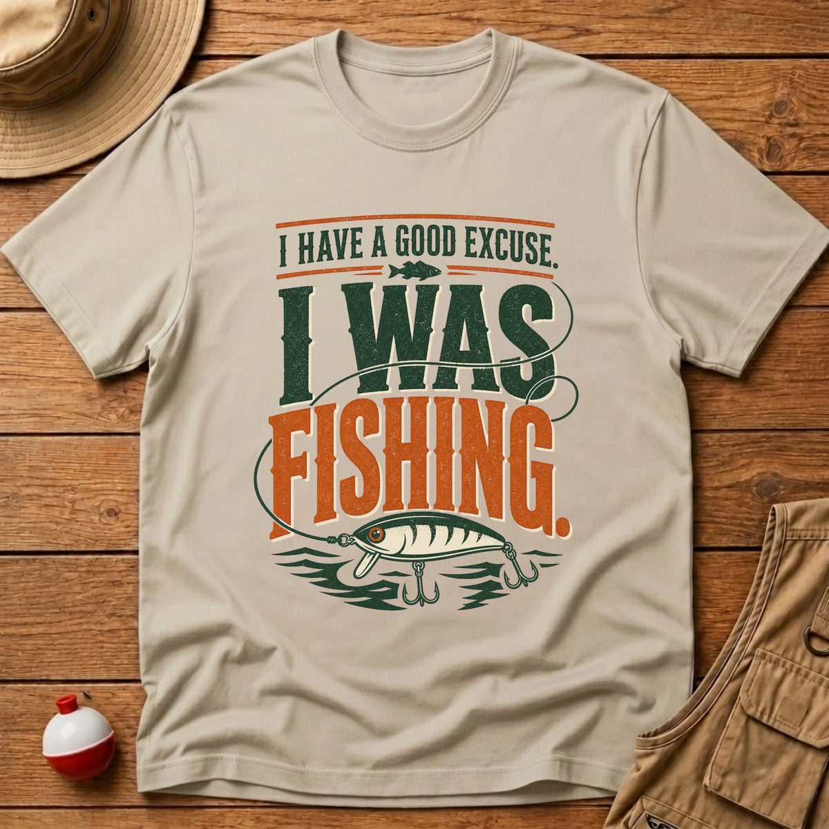 Good Excuse T-Shirt - Floating Bobber