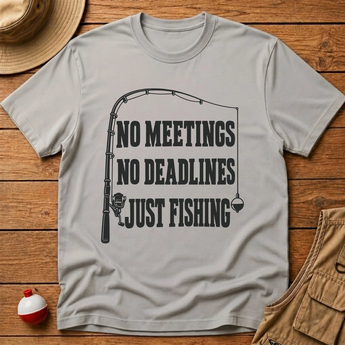 Just Fishing T-Shirt - Floating Bobber