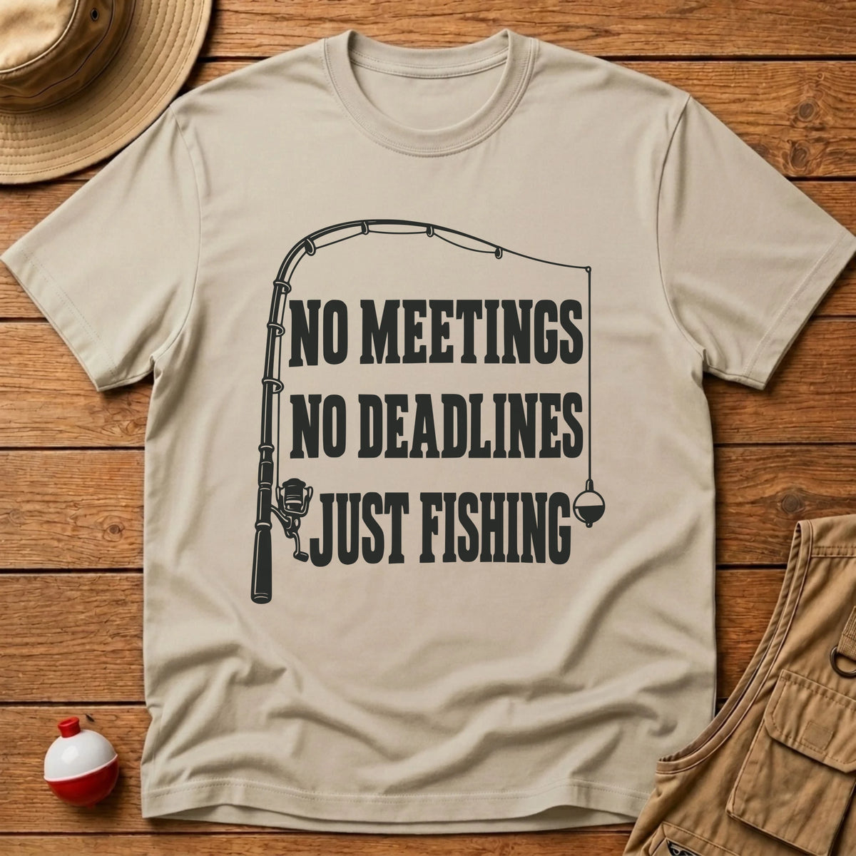 Just Fishing T-Shirt - Floating Bobber